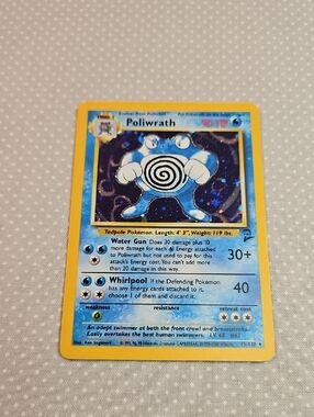 2000 Pokemon Poliwrath 15/130 Base Set 2 Holo